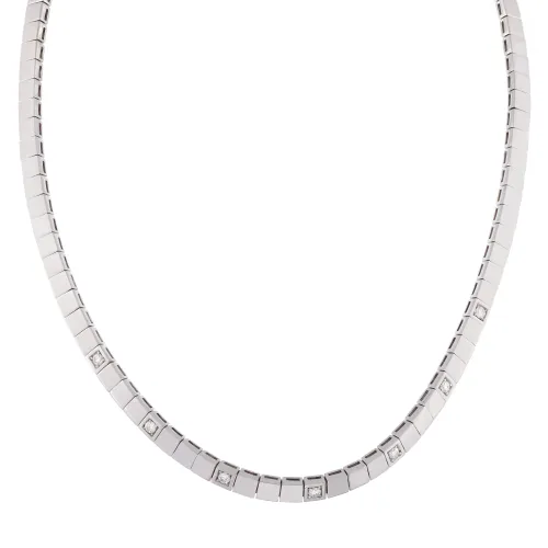 Image Necklace White Gold