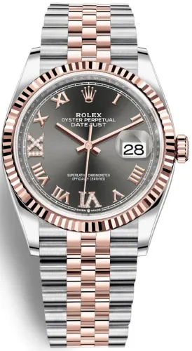 Imagem Rolex Datejust 36Mm Aço/Ouro Rosa