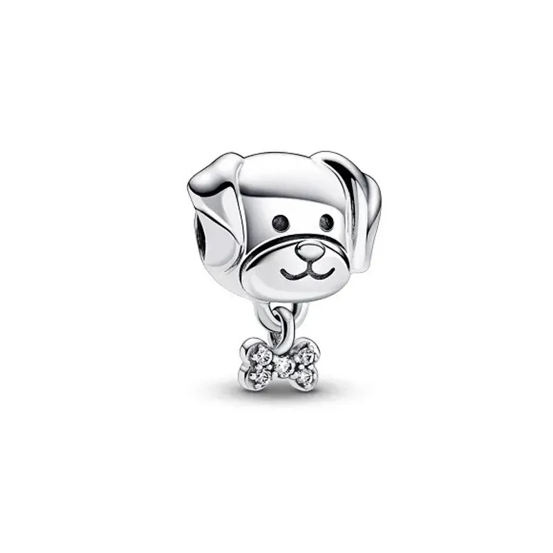 Pandora Pet Dog & Bone Charm 792254C01