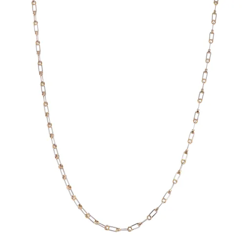 Imagem Colar Ouro Rosa e Ouro Branco