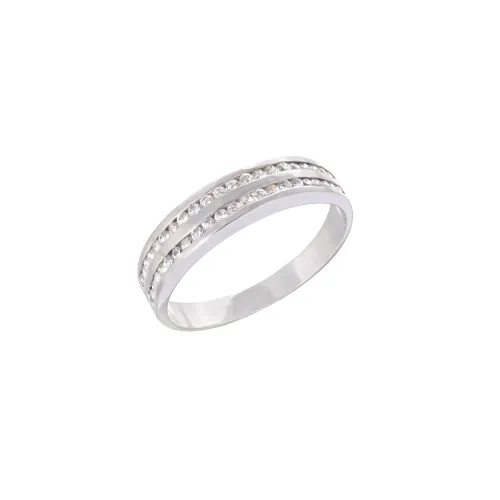 Image White Gold Ring with Diamonds