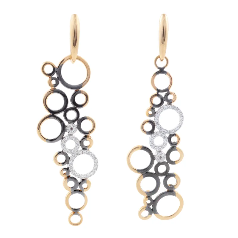 Marcolino Orecchini Talento Ouro e Diamantes 12OR-RIC-B