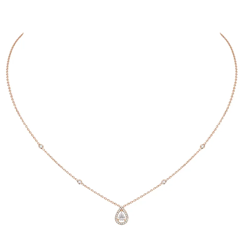 Messika Pink Gold Diamond Necklace Joy MEK.10.FI.05224.PG