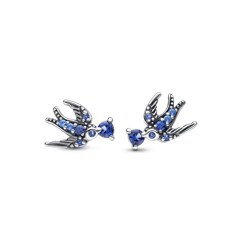 Pandora Brincos Sparkling Swallow 292568C01