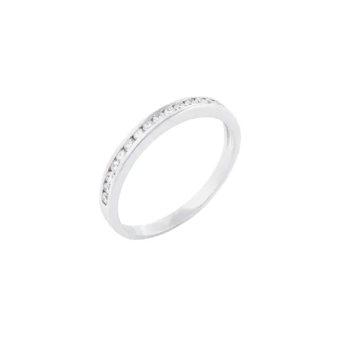 Image White Gold Ring with Diamonds