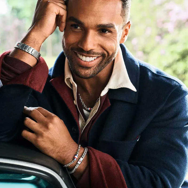 Tommy Hilfiger THJ MEN BRAIDED METAL PULSEIRA SS 2790647