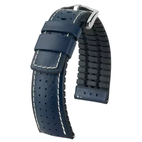 Imagem Hirsch Bracelete Tiger L Azul 18Mm