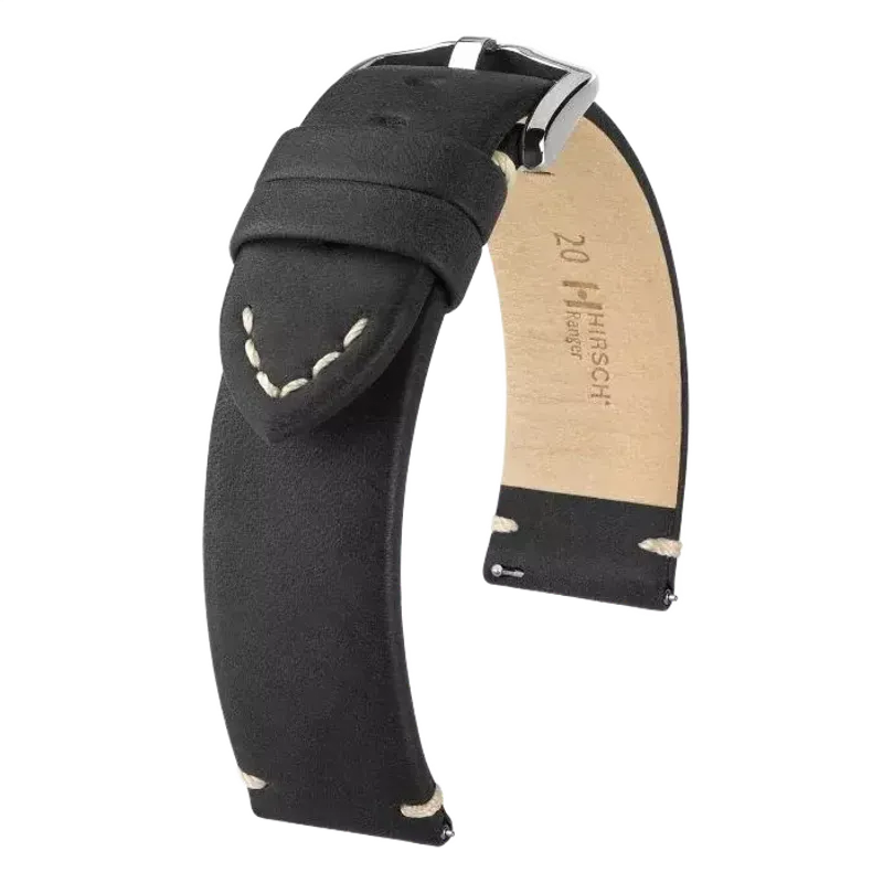 Hirsch Bracelet Ranger L Black 05402050-2-18