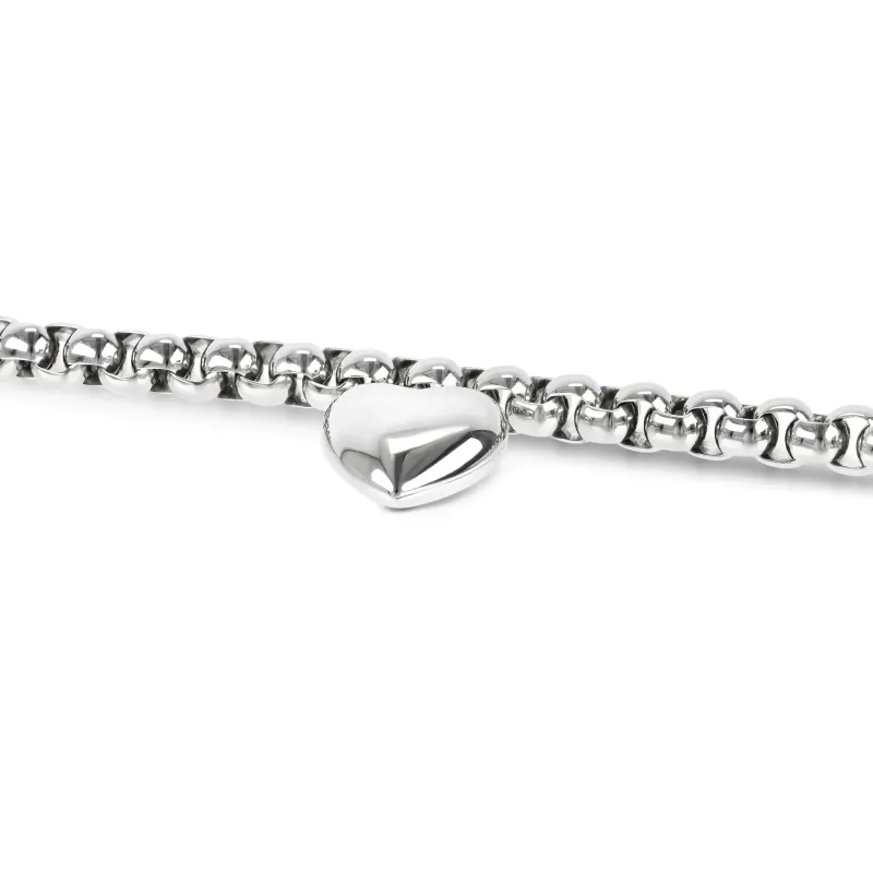 ONE Pulseira One Senhora Heartful Silver OJBH07S