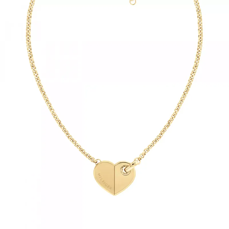 Tommy Hilfiger Gold Heart Necklace 2780927