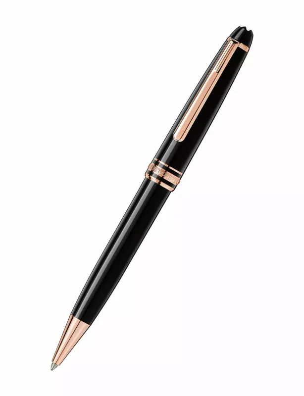Montblanc Caneta Meisterstück Rose Gold-Coated Ballpoint 132488