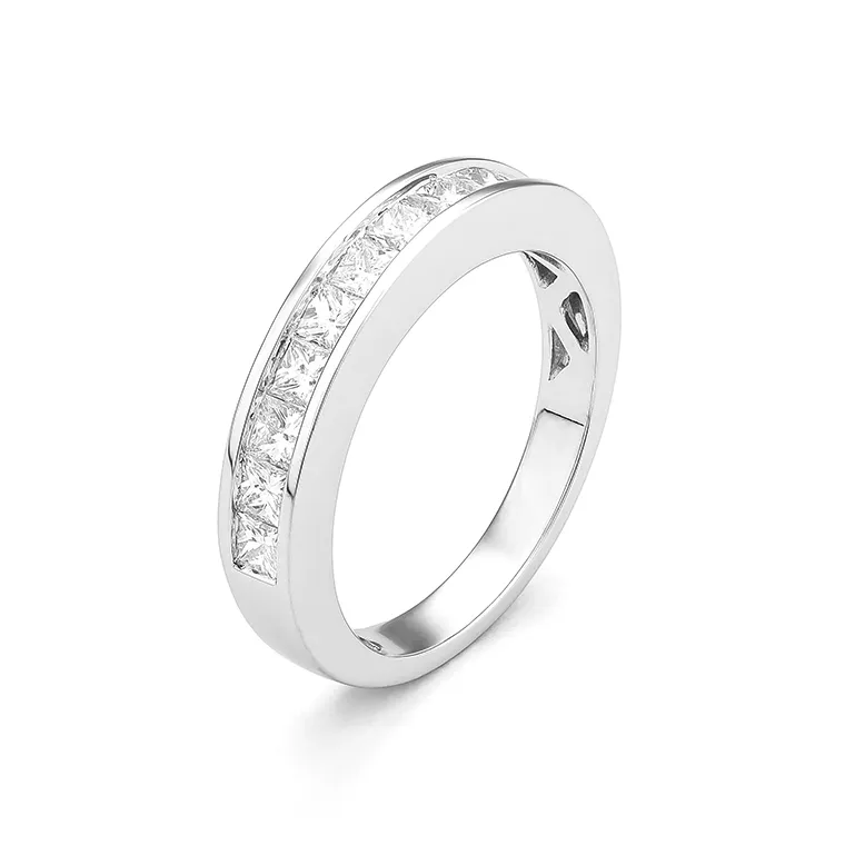 White Gold Ring with Diamonds