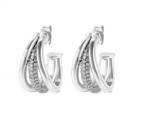 Brincos Silver Frost Crystal                                