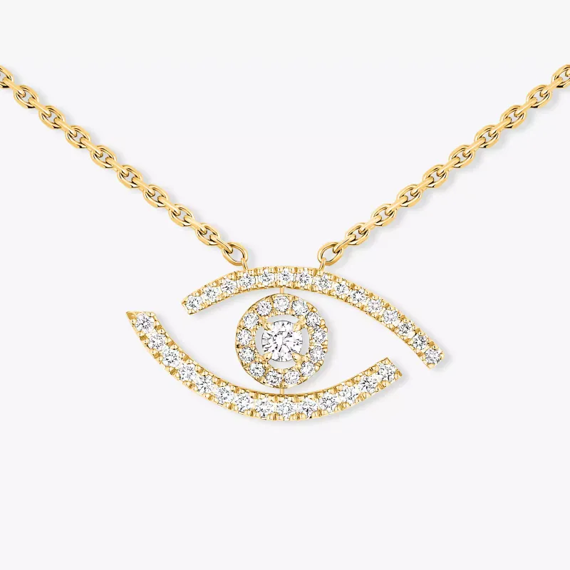 Messika Necklace Lucky Eye yellow gold MEK.35.FI.07525.YG