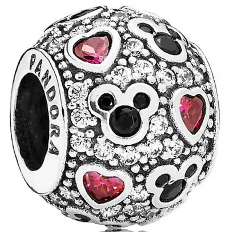 Pandora Pandora Conta Disney Sparkling Mickey & Hearts 791457CZ