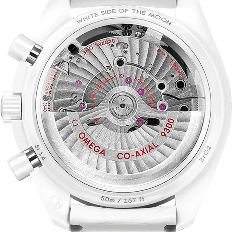 Omega                Speedmaster White Side of the Moon                           31193445104002    