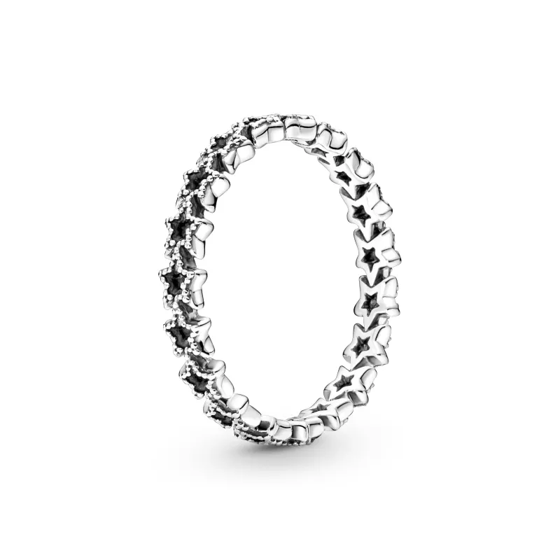 Pandora Band of Asymmetric Stars Ring 190029C00-54