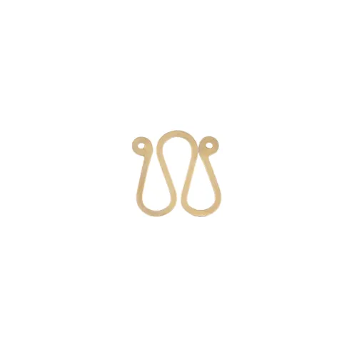 Fecho em Prata Dourado