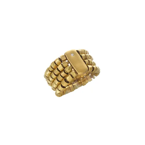 Anel Golden Beads Ouro Amarelo                              