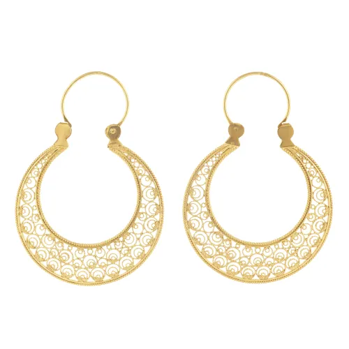 Brincos Filigrana Ouro Amarelo