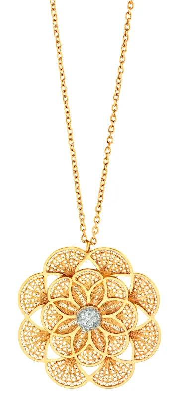 Eleutério Yellow Gold Necklace CLOA0144