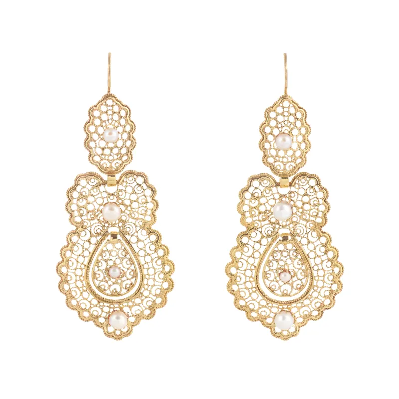 Marcolino Colar Filigrana em Prata 10CL-PB0037