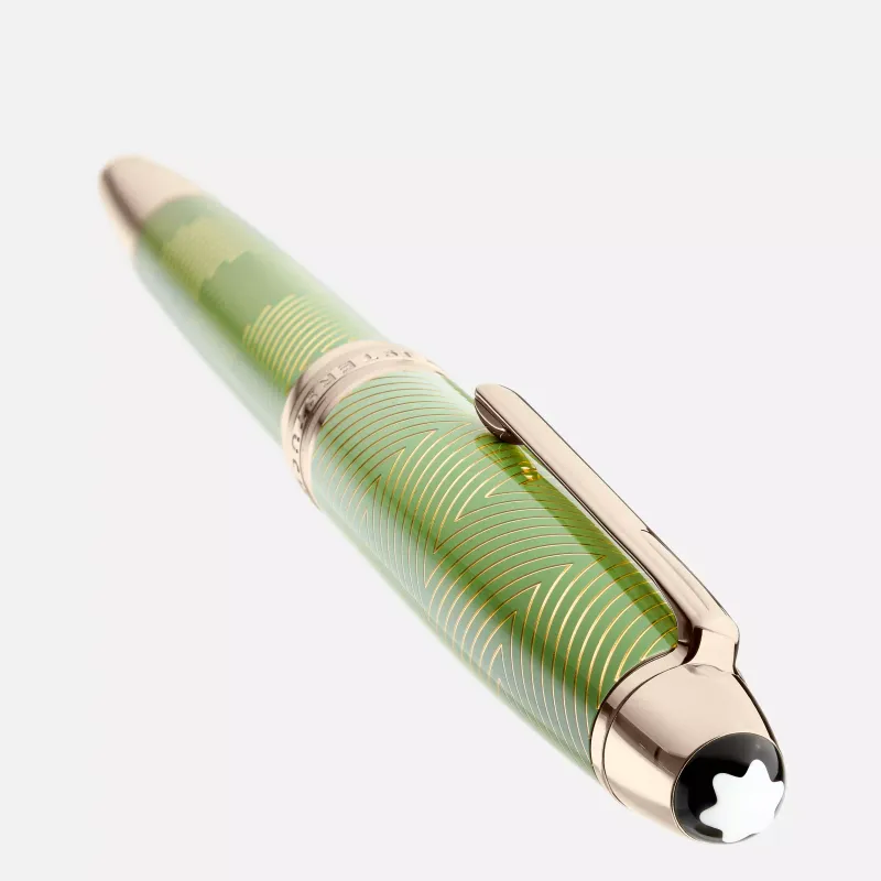 Montblanc Meisterstück Calligraphy Solitaire Celadon Dégradé Rollerbal 129555
