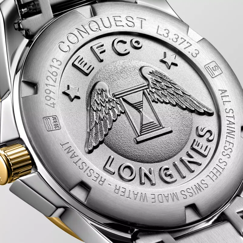 Longines Longines Conquest Aço/PVD Amarelo L33773877