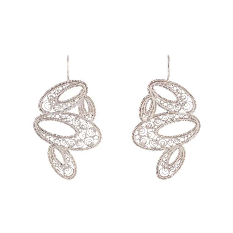 Marcolino Brincos de Filigrana em Prata 0143.P