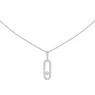 Necklace Move Uno Lucky Move White Gold with Diamonds MEK01FI12058WG