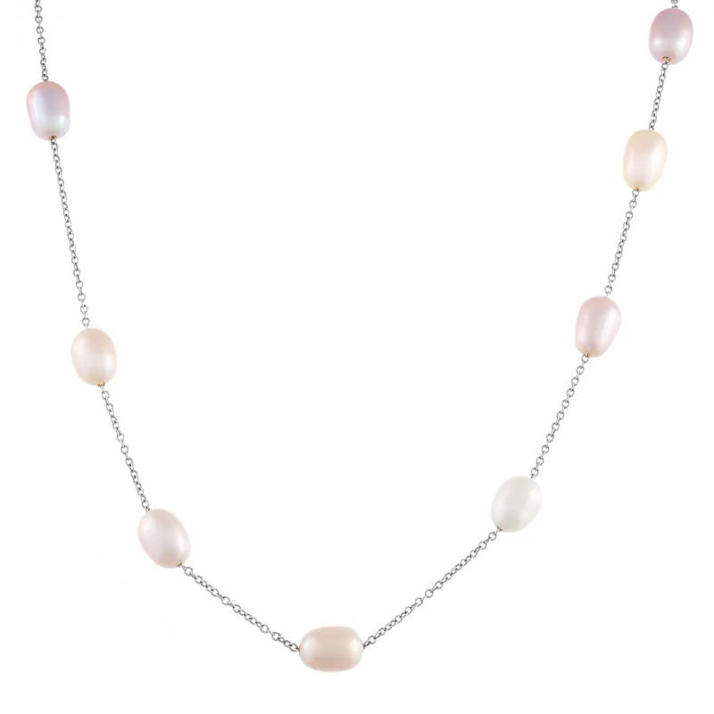 Marcolino Colar Perolas Multicor Fecho Ouro Amarelo C011C02