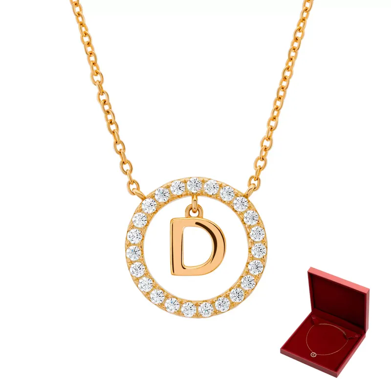 Unike Letter D Necklace UK.CL.1204.0292