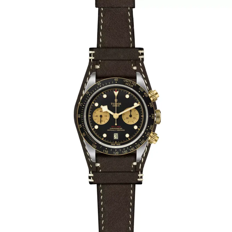 Tudor Black Bay Chrono S&G 79363N/CALF.PCH