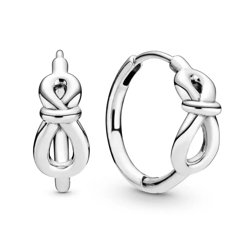 Pandora Argolas Infinity Knot 298889C00