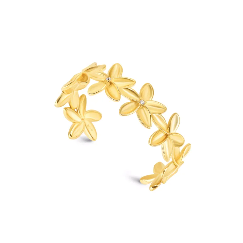 One ONE Fleur Crystal Bangle OJPFB02G