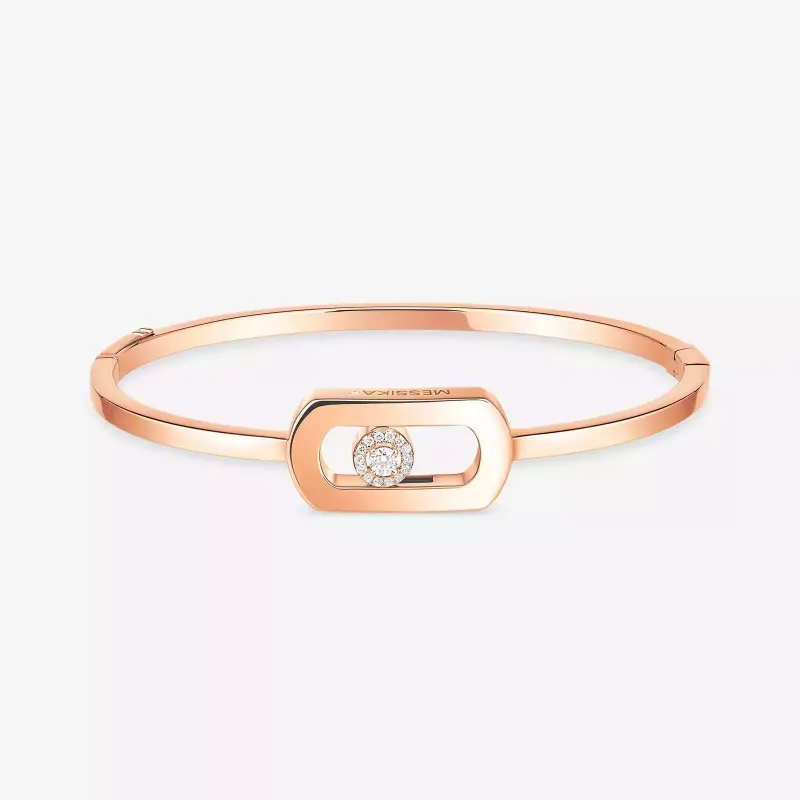 Messika Pulseira So Move Ouro Rosa com Diamantes PU.13757.PG.MEDIUM