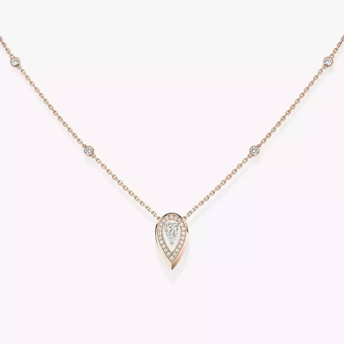 Imagem Colar de Diamantes em Ouro Rosa