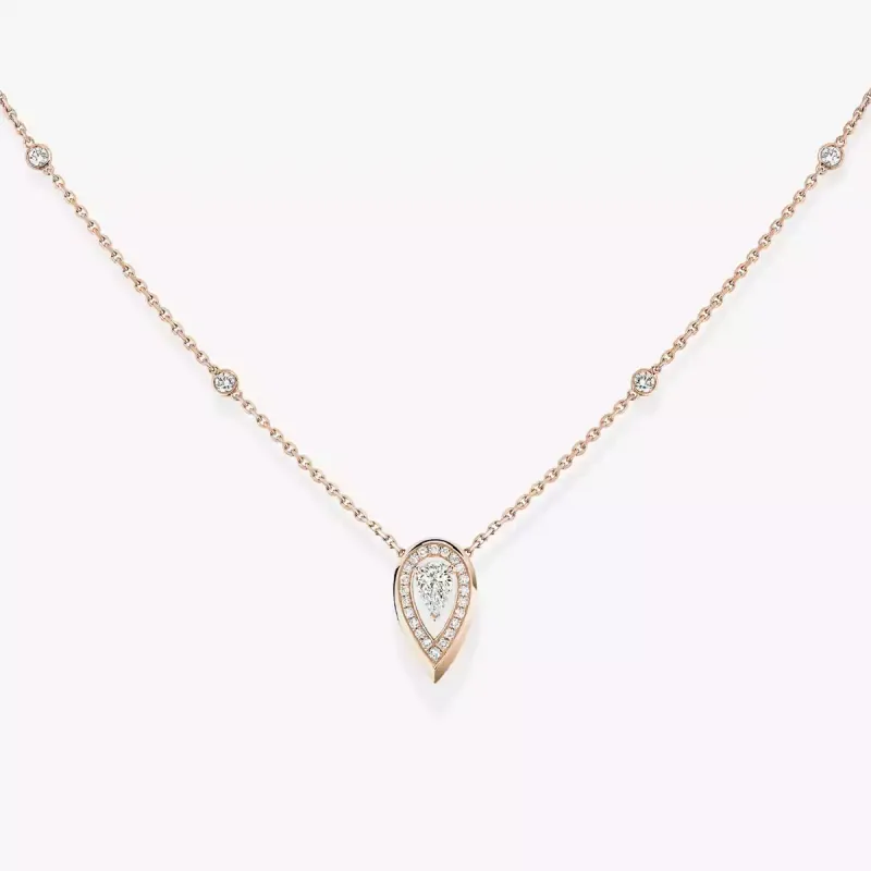 Messika Colar de Diamantes em Ouro Rosa FI.12611.PG
