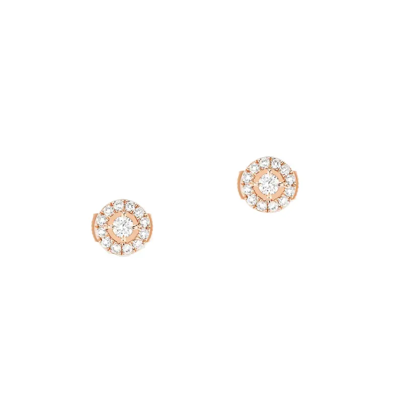 Messika Rose Gold Earrings Rose Gold with Diamonds MEK.10.BR.06954.PG