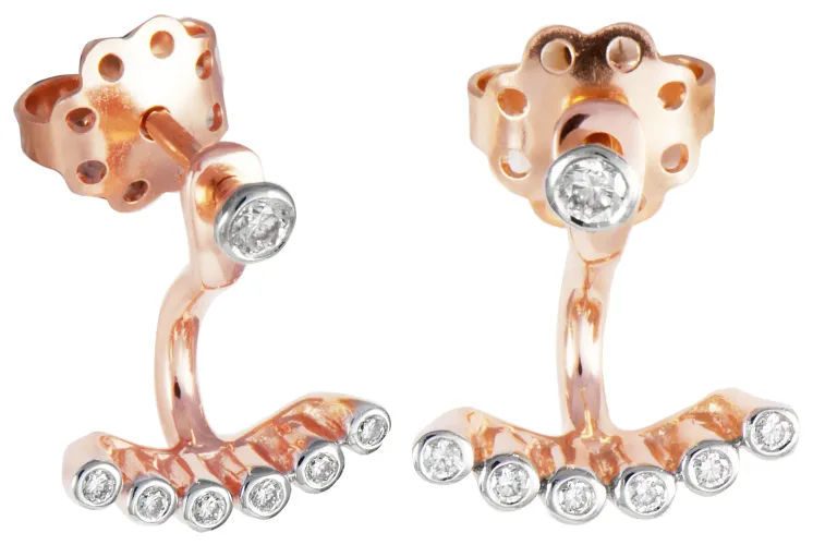 Brincos com Diamantes