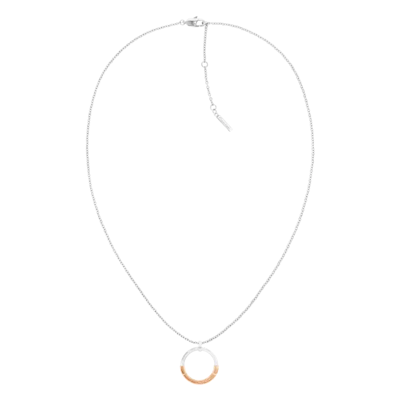 Calvin Klein Colar em Aço e Dourado Rosa                                  35000453