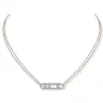 White gold necklace with diamonds Move Classique MEK.01.FI.3997.WG