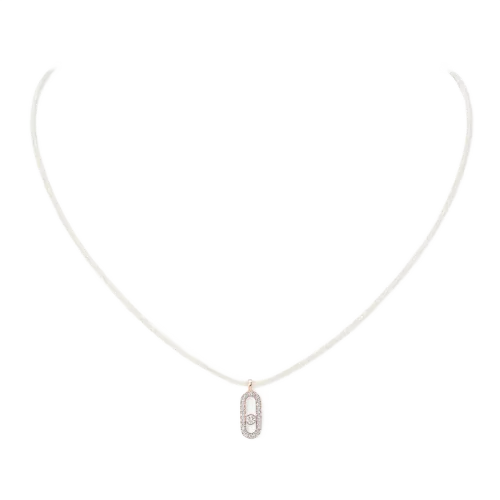 Imagem Colar de diamantes em ouro rosa