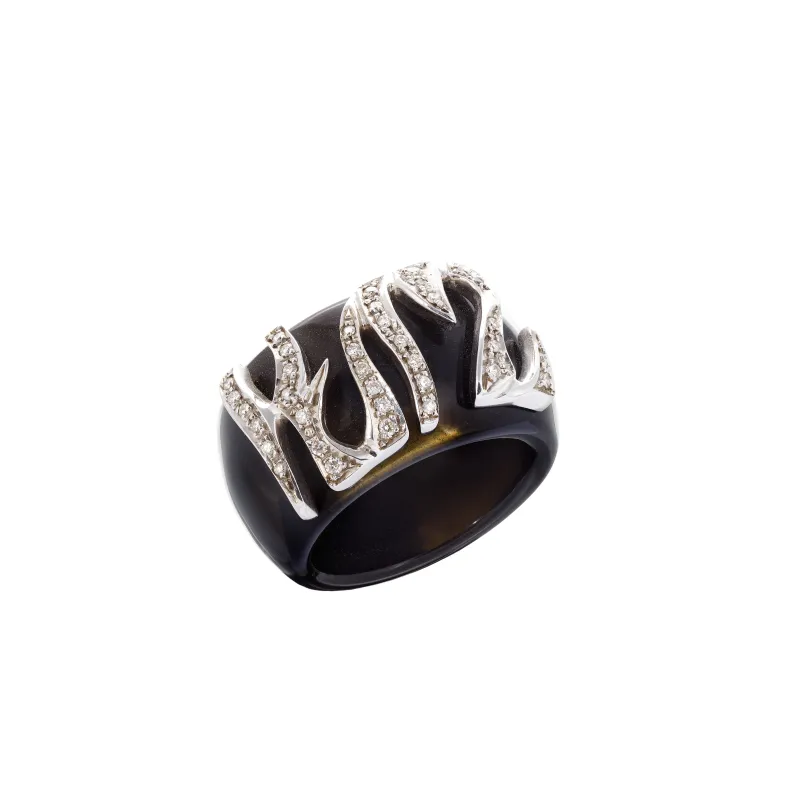 Marcolino Anel Onix Ouro Branco FMAN5942