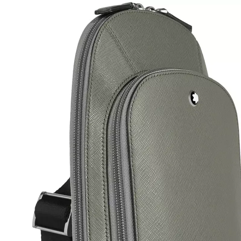 Montblanc Bolsa Transversal Sartorial Medium Grey 199369