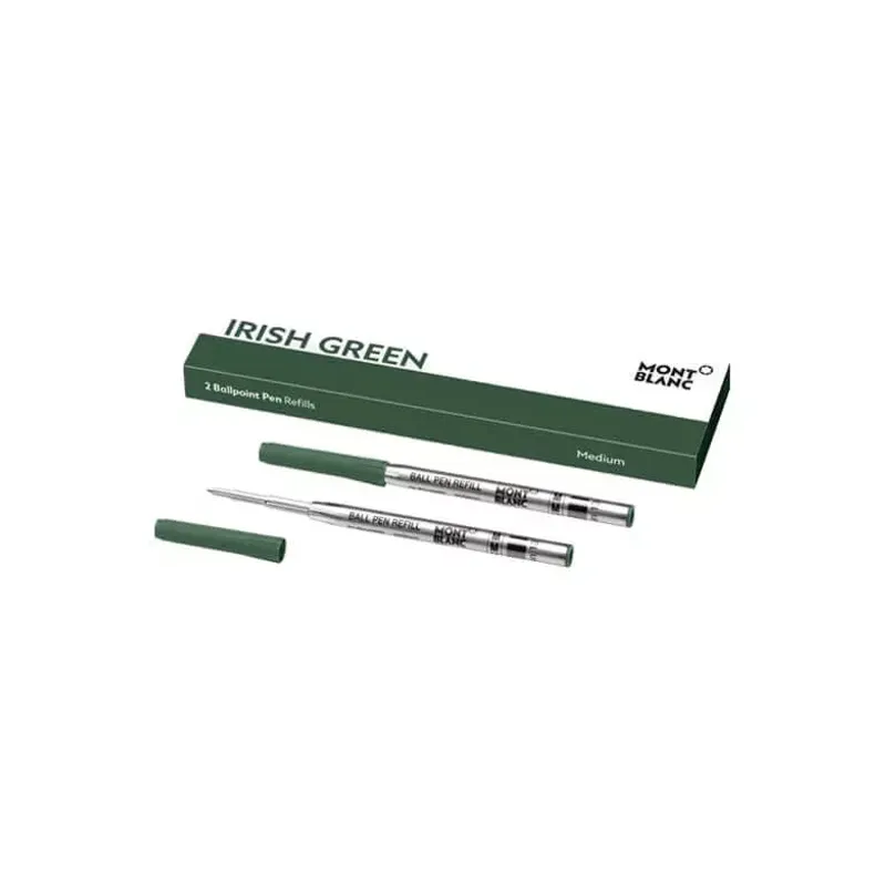 Montblanc 2 Ballpoint Pen Refills Medium Irish Green 128217