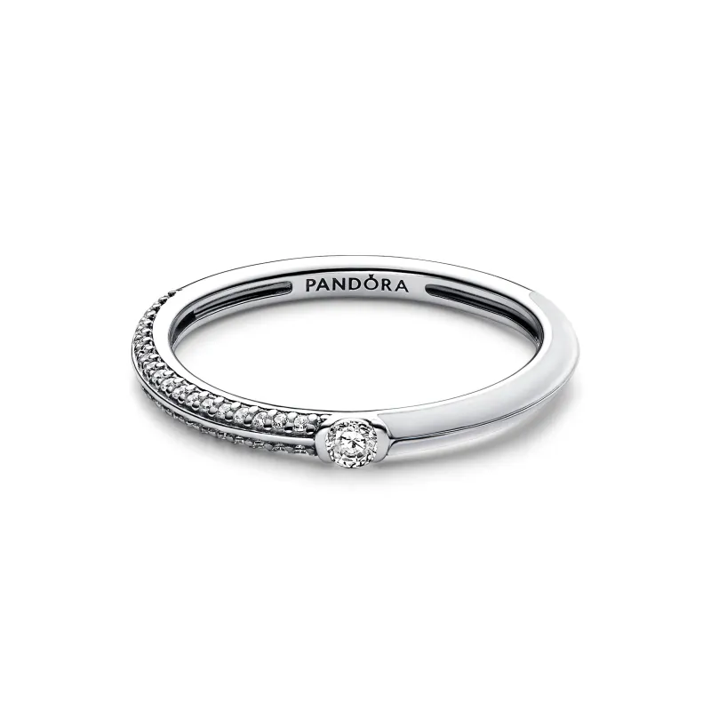Pandora Anel Pavé Branco Pandora ME 192528C02-52