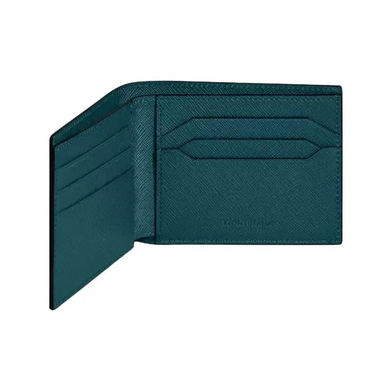 Montblanc Sartorial Wallet 6cc Cyprus Blue 198870