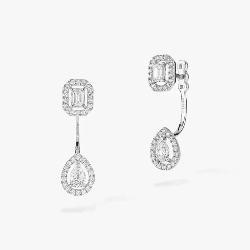 Messika White gold diamond earrings BR.06504.WG