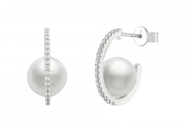 BRINCOS UNIKE CLASSY & CHIC PEARL CZ                        